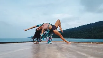 Yoga Flow in Raja Ampat, Roof of Boat at Sunset