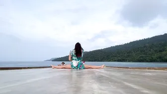 Yoga Flow in Raja Ampat, Roof of Boat at Sunset #6