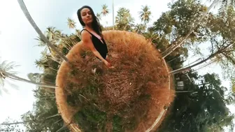 Wordsmith - Tiny Planet Music Video - Palm Tree Field Bang Bao Village, Koh Chang, Thailand #8