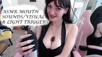 ASMR Mouth Sounds/Visual & Light Triggers