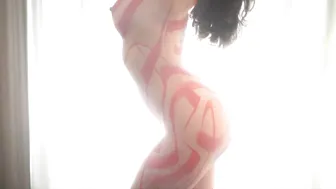 Body Painted with Red Ink (Artistic Nudity/Documentary) #8