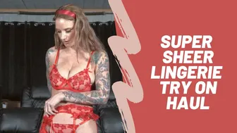 SUPER SHEER, Kaei and Shi Lingerie Try On Haul. Honey Birdette Dupe?