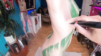 Bird of Paradise Body Painting #3