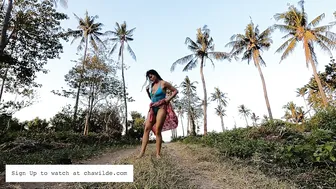 Yoga Flow with the Palm Trees in Amed, Bali #3