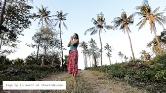 Yoga Flow with the Palm Trees in Amed, Bali #4