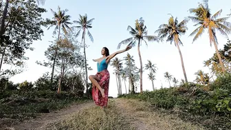 Yoga Flow with the Palm Trees in Amed, Bali #6