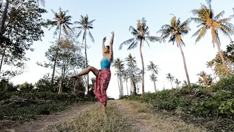 Yoga Flow with the Palm Trees in Amed, Bali #7