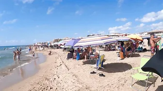 Badalona Beach - Barcelona Spain - Beach Walk - August - Spain Beach - World Cities 4K №3 #5