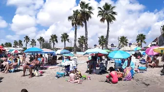 Badalona Beach - Barcelona Spain - Beach Walk - August - Spain Beach - World Cities 4K №3 #9