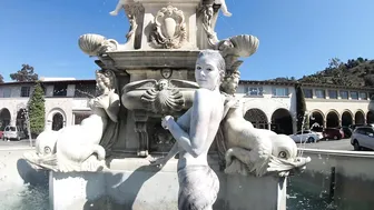 Body Painted Statue at the Fountain #5