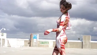 Roller Girl in Body Paint Again #8