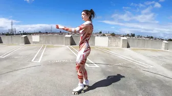 Roller Girl in Body Paint Again #9