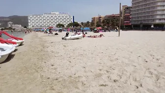 Badalona Beach - Barcelona Spain - Beach Walk - August - Spain Beach - World Cities 4K №4 #2