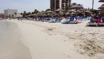 Badalona Beach - Barcelona Spain - Beach Walk - August - Spain Beach - World Cities 4K №4 #3