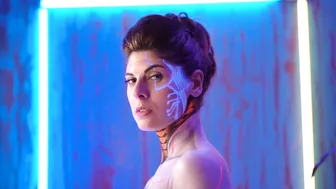 Shadia CyberPunk Body Painting #7