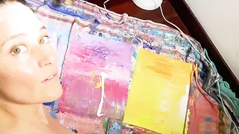 Painting Timelapse to "Instincts Tell Me Love" - Abstract Expressionism Artwork with Cha Wilde Music #4