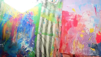 Painting Timelapse to "Instincts Tell Me Love" - Abstract Expressionism Artwork with Cha Wilde Music #8