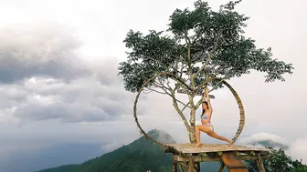 Mountain Top Yoga Flow at Lahangan Sweet, Bali with Ethereal Female Improvised Singing #2