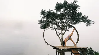 Mountain Top Yoga Flow at Lahangan Sweet, Bali with Ethereal Female Improvised Singing #4