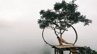 Mountain Top Yoga Flow at Lahangan Sweet, Bali with Ethereal Female Improvised Singing #5