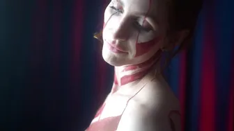 Body Painted with Red Ink #10