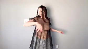 4k Transparent Top Try On Trend! Completely See Through! #6