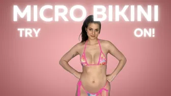 Micro Bikini Try On!