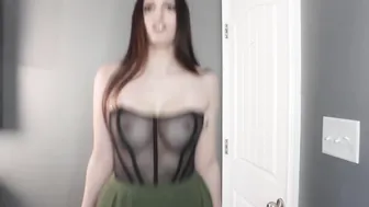 [4k] See Through Tops Try On Haul! Help Me Pick My Outift! #7