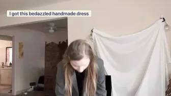 em’s vintage TRY ON HAUL 2024 | antique SLIP dresses and bedazzled SHEER gowns xoxoxo #3