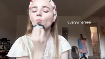 Em’s makeup sesh | get beautified with me | ft jewelry from Otter Spirit xoxoxo #9