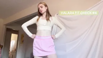 Em ‘s HALARA Fit Check | athleisure try-on haul | wannabe dresses and micro mini skirts xoxoxo #7