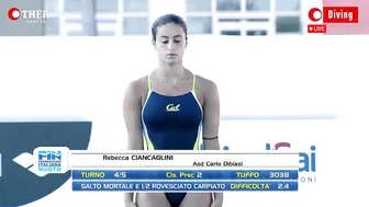 Rebecca Ciancaglini - 1m Springboard Diving | Women's Diving Summer Championship #8