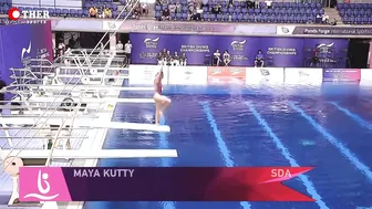 Maya Kutty - 1m Springboard Diving Final | Women's Diving Championships #4