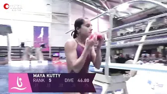 Maya Kutty - 1m Springboard Diving Final | Women's Diving Championships #5