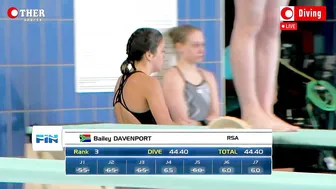 Bailey Davenport (South Africa) - 1m Springboard Women Diving #3