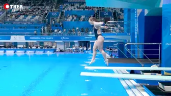 Nina Janmyr (Sweden) | 1m Springboard Diving | Semi-Finals | Chengdu #8