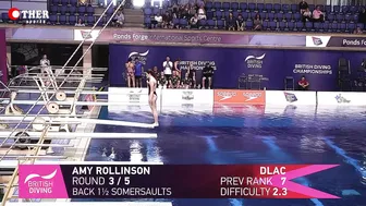 Amy Rollinson - Women's 1m Springboard Diving: Preliminary | Diving Championships #6