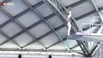 This is my favorite dive that she does, Andrea Sirieix - 10m Platform Diving Preliminary #4