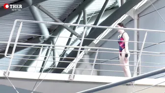 This is my favorite dive that she does, Andrea Sirieix - 10m Platform Diving Preliminary #6