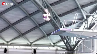 This is my favorite dive that she does, Andrea Sirieix - 10m Platform Diving Preliminary #8