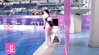 This is my favorite dive that she does, Andrea Sirieix - 10m Platform Diving Preliminary #9