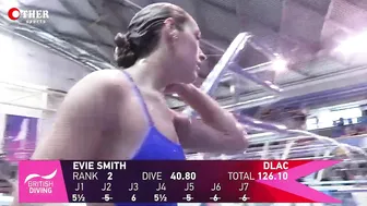 Evie Smith - Women's 1m Springboard Diving: Preliminary | Diving Championships #6