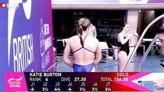 Katie Burton - 1m Springboard Diving: Preliminary | Women's Diving Championships #9