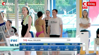 Aimee Wilson (Canada) - 1m Springboard Women Diving #4