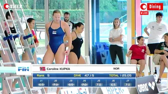 Caroline Kupka (Norway) - 1m Springboard Diving #8