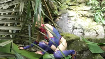 SPIDER-WOMEN SOLO CAMPING IN THE JUNGLE ENJOYING THE BEAUTY OF NATURE #6