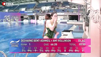 Amy Rollinson & Desharne Bent - 3m Sync Diving #3