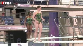 Amy Rollinson & Desharne Bent - 3m Sync Diving #4