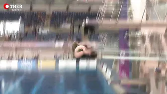 Amy Rollinson & Desharne Bent - 3m Sync Diving #5