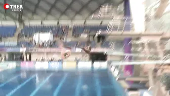 Amy Rollinson & Desharne Bent - 3m Sync Diving #7